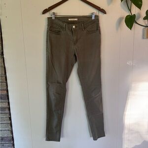 Levi's Green Skinny Jeans with Soft Denim Texture